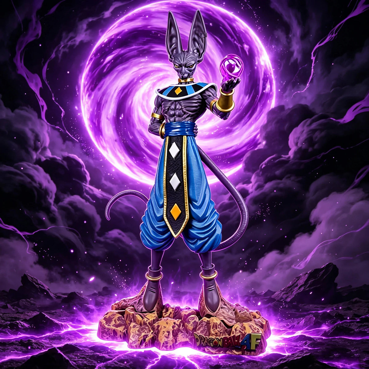 Dragon Ball Z Beerus God of Destruction Action Figure – Collectible Anime Model Toy