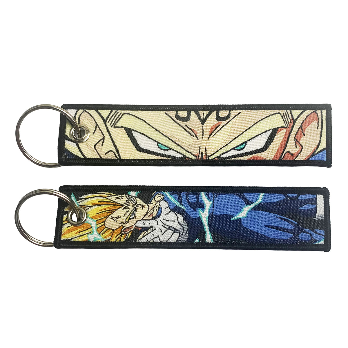 Dragon Ball Embroidered Keychain Lanyard - Anime Badge Holder & Key Strap
