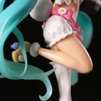 Hatsune Miku Bunny Ears 23cm PVC Anime Figure – Collectible Desktop Statue