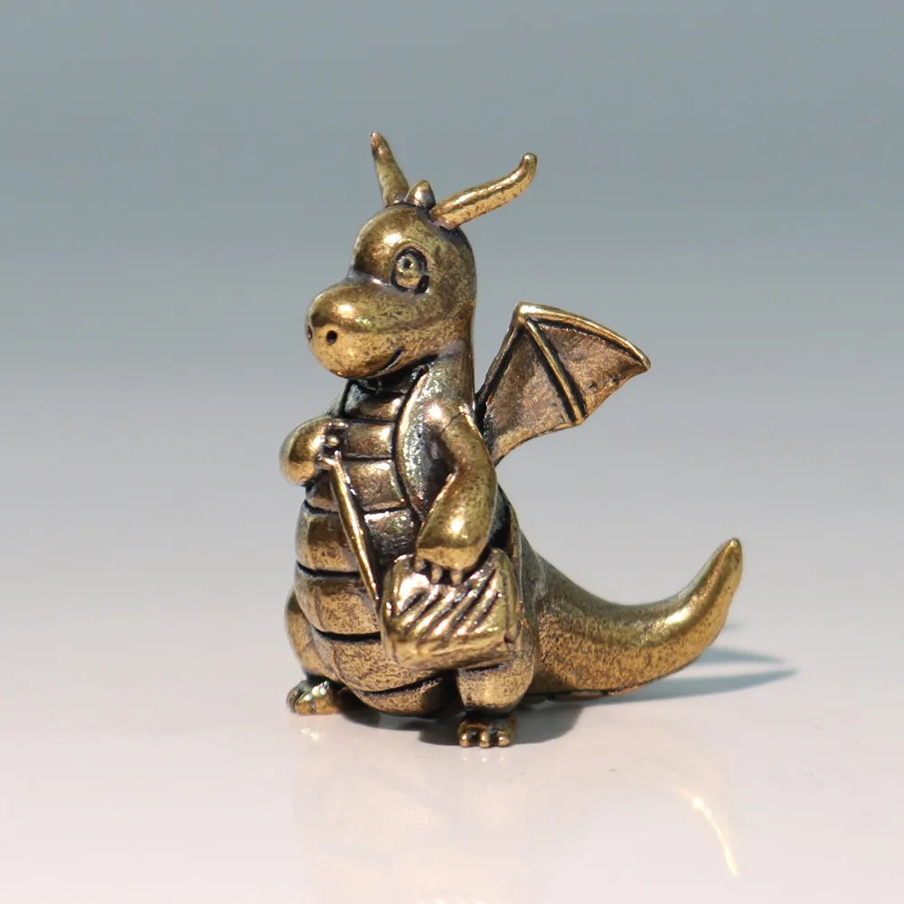 Pokemon Brass Figurine Collection - Charizard, Blastoise, Bulbasaur and Dragonite Metal Desk Statue