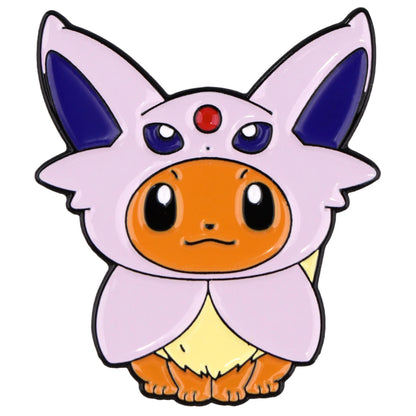 Cute Eevee Evolution Enamel Pins – Kawaii Cartoon Character Brooch Set for Backpacks, Jackets & Lapels