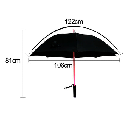 Lightsaber Umbrella LED Light up Rain ProofGolf Umbrellas for Rain Sun, Creative Glowing Umbrella Gifts for Men/Women/Kids