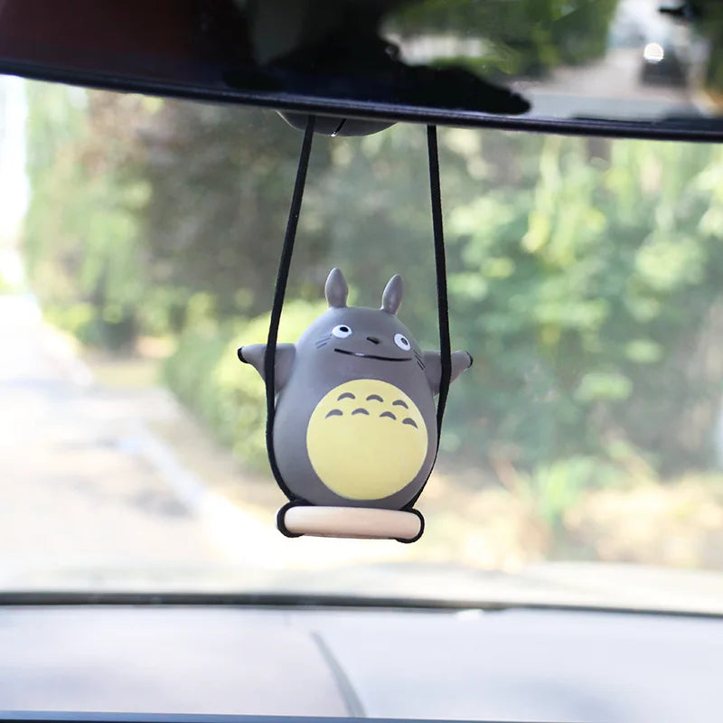 My Neighbor Totoro Car Rearview Mirror Hanging Ornament - Cute Auto Interior Charm
