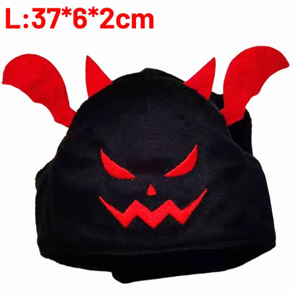 Halloween Pet Devil Pumpkin Headset - Funny Dog Cat Costume Hat Headgear