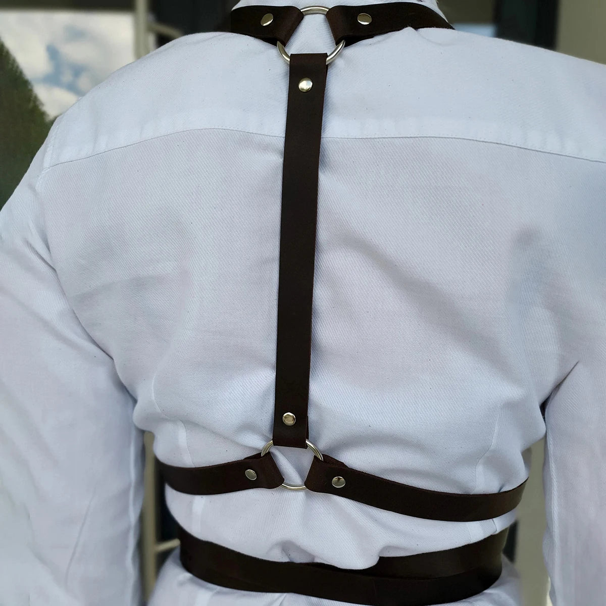 Women's Harness Style Corset Belt - Goth Punk Suspender Waist Belt Accessory