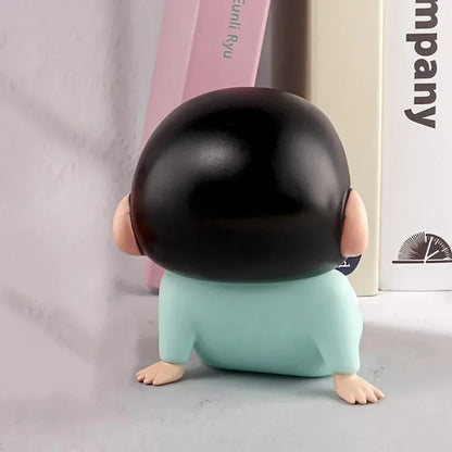 Kawaii Crayon Shin-Chan Anime Phone Holder - Cute Desktop Figure Gift Decor