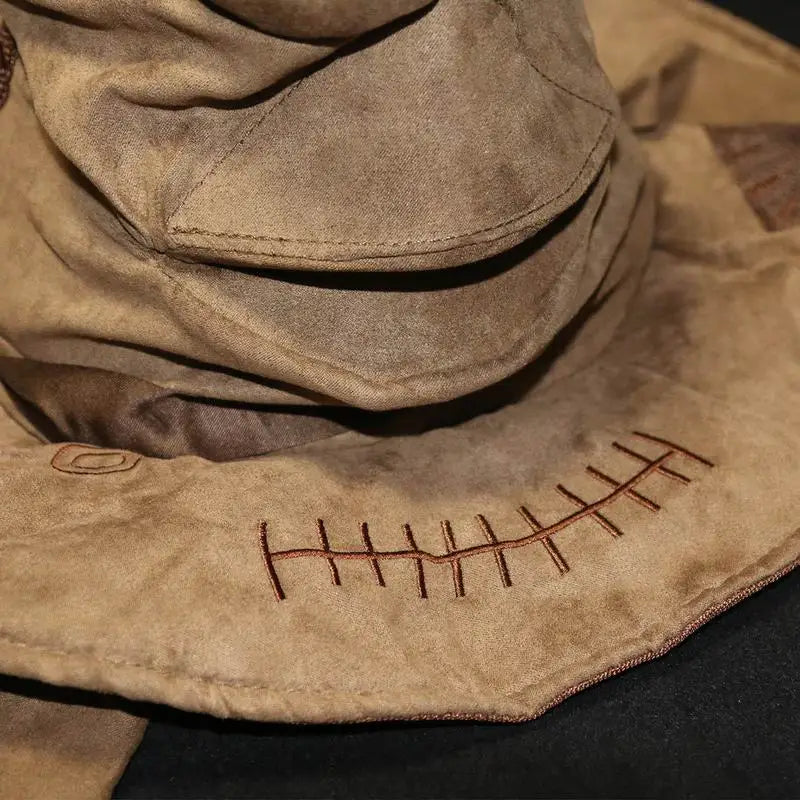 Wizard Sorting Hat Costume Prop - Leather Halloween Party Cosplay Hat