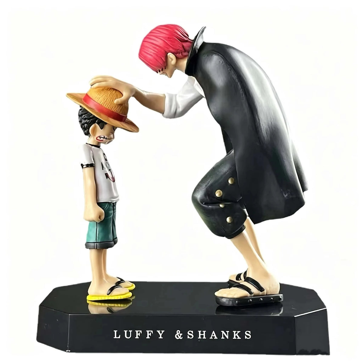 One Piece Anime Figure Shanks Straw Hat Luffy Action Figurine Collectible Gift