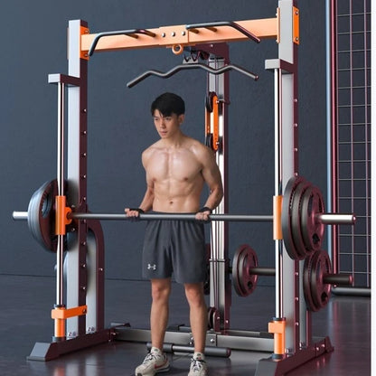 High Strength Smith Machine  Fitness Equipment Comprehensive Training Bench Rack Squat Horizontal Push Frame Gantry