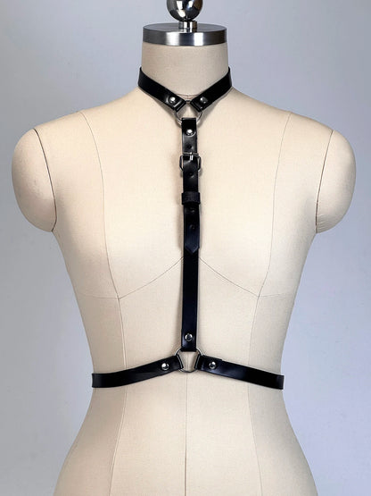 Punk Body Harness Corset Belt - Gothic Street Style Waistband Suspenders