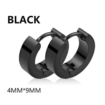 Spiky Thorn Stud Earrings - Punk Gothic Stainless Steel Ear Studs for Women and Men