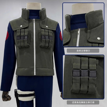 Hatake Kakashi Cosplay Costume Set – Vest, T-Shirt & Pants