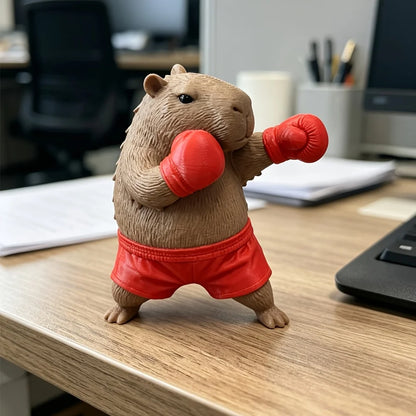 Cute Capybara Figurine Ornament for Desk, Office and Car Decor
