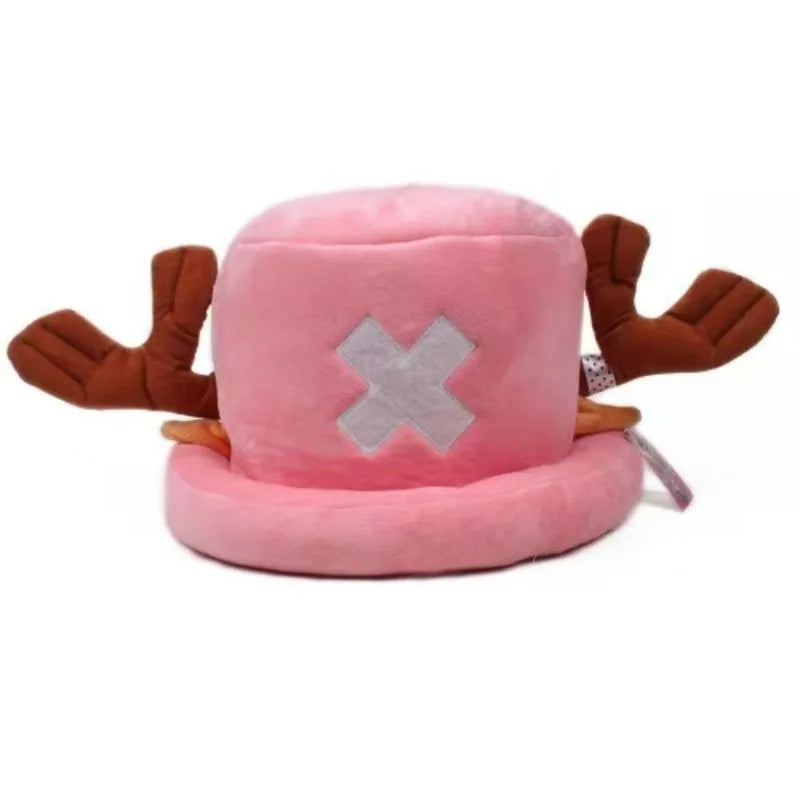 Tony Tony Chopper Hat – One Piece Plush Cosplay Hat, Soft Warm Kawaii Anime Beanie for Boys & Girls