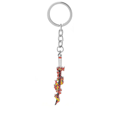 Demon Slayer Sword Keychains – 15 Anime-Inspired Styles Featuring Kyojuro Rengoku