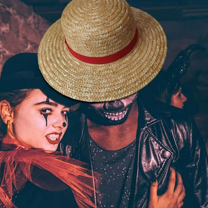 Luffy Straw Hat Anime Cosplay Cap – Lightweight Summer Sun Hat for Costume, Stage & Everyday Wear