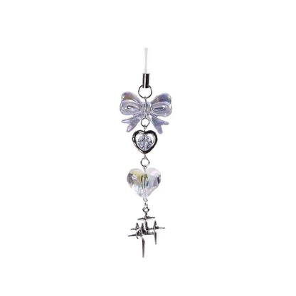 Y2K Butterfly Phone Charm Strap - Cute Phone Lanyard & Bag Pendant