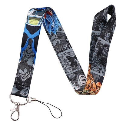 Anime Character Lanyard – Cosplay Key & ID Badge Holder Neck Strap