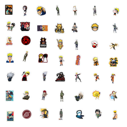 Naruto Anime Sasuke Stickers Waterproof Graffiti Decals for Phone Laptop