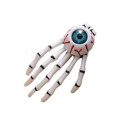 Skull Hand Bone Hair Clips Gothic Ghost Skeleton Claw Hairpin Halloween Accessory