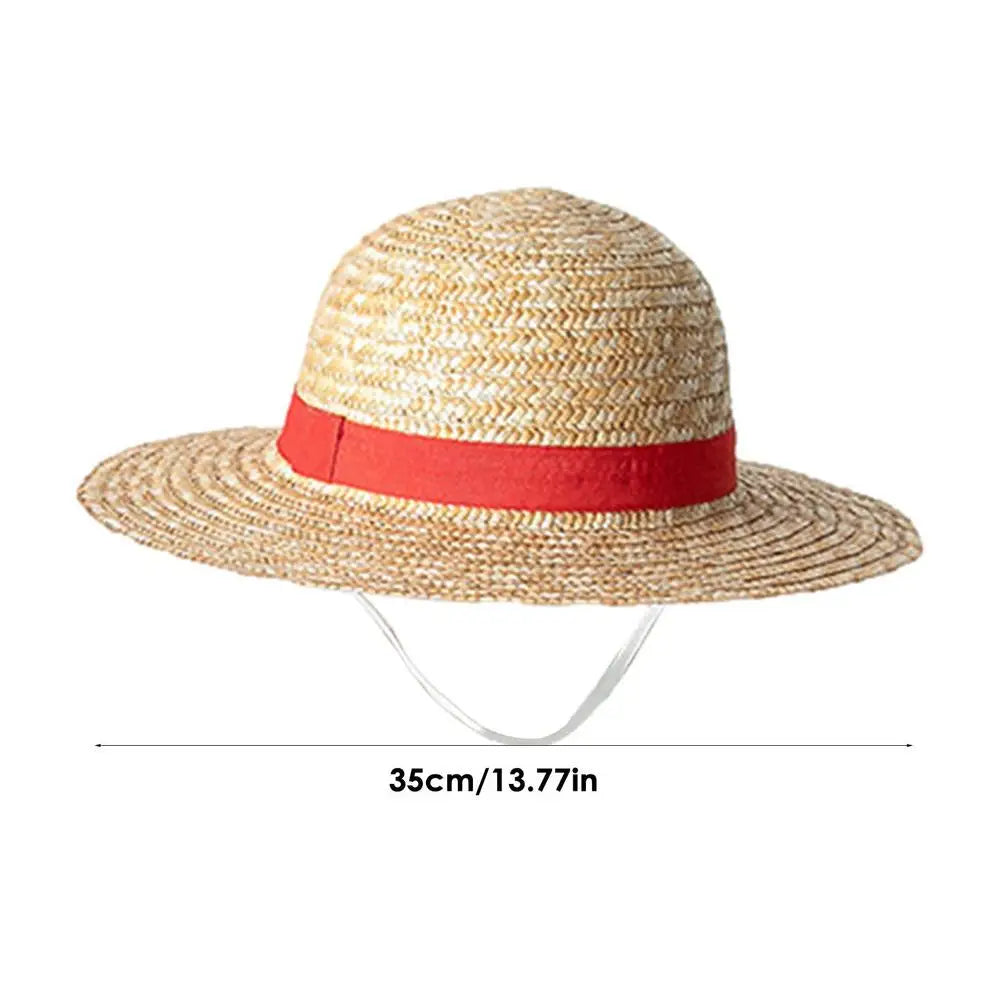 Luffy Straw Hat Anime Cosplay Cap – Lightweight Summer Sun Hat for Costume, Stage & Everyday Wear