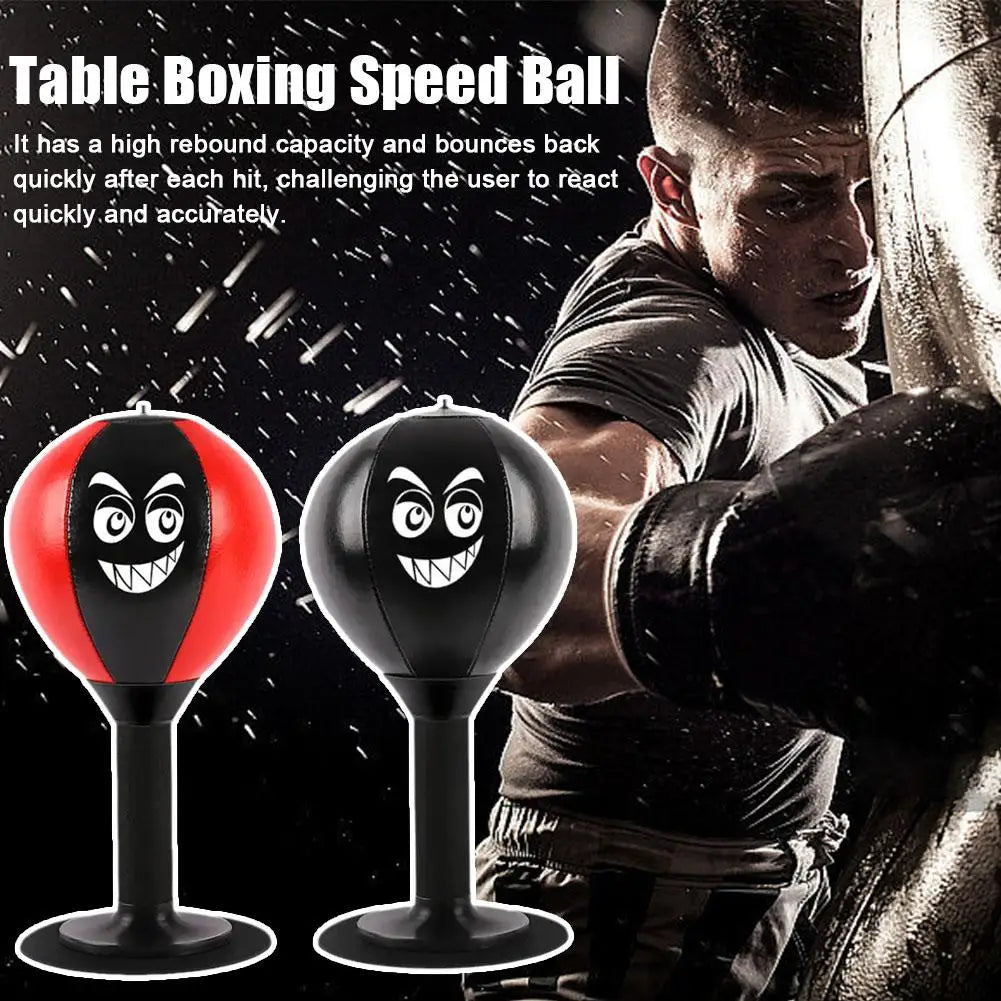 Suction Cup Desk Punching Bag – Stress Relief Boxing Speed Ball Toy