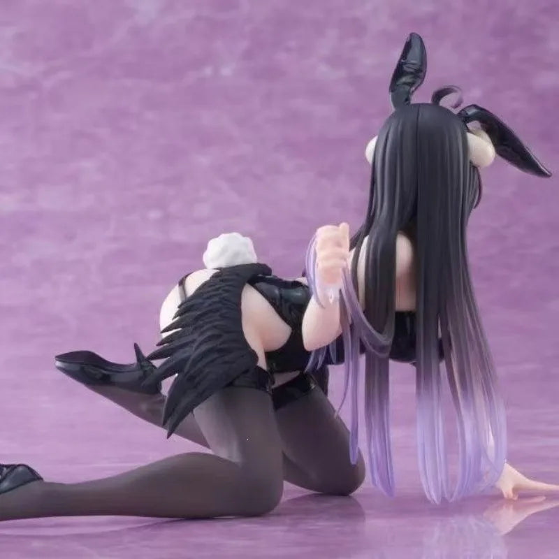 Overlord Albedo Bunny Girl Kneeling Anime Figure - 13CM PVC Collectible Desk Ornament