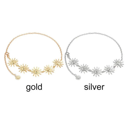 Punk Hip Hop Sun Waist Chain Belt – Vintage Gold & Silver Metal High Waist Chain for Women
