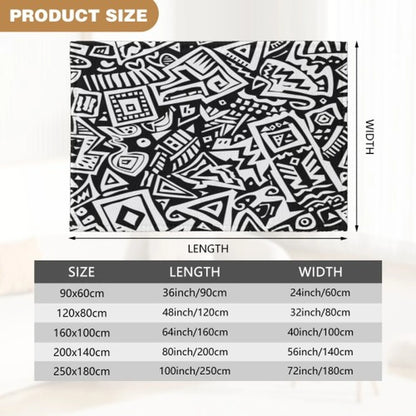 Abstract Tufted Area Rug – Sculptural Irregular Shape Brown & Cream Rug for Living Room