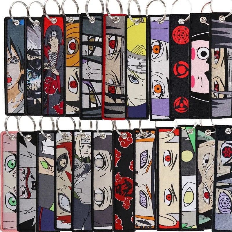 Naruto Anime Woven Keychain Backpack Charm