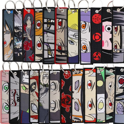Naruto Anime Woven Keychain Backpack Charm