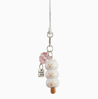 Kawaii Rilakkuma-Inspired Stacked Bear Resin Keychain & Bag Charm