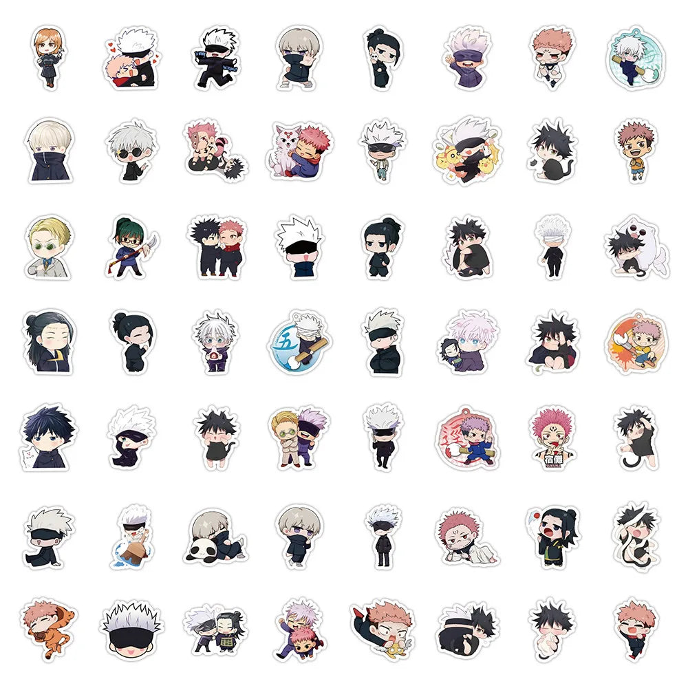 Jujutsu Kaisen Anime Stickers, Gojo Itadori Waterproof Phone Laptop Decals