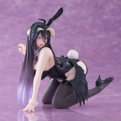 Overlord Albedo Bunny Girl Kneeling Anime Figure - 13CM PVC Collectible Desk Ornament