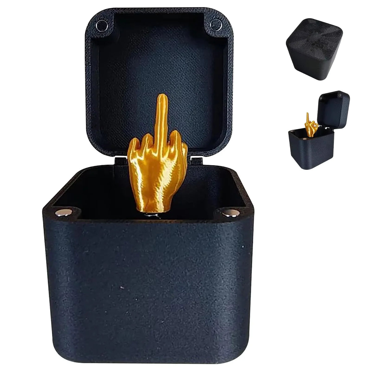 Middle Finger Gift Box - Funny Christmas Prank Desk Decoration