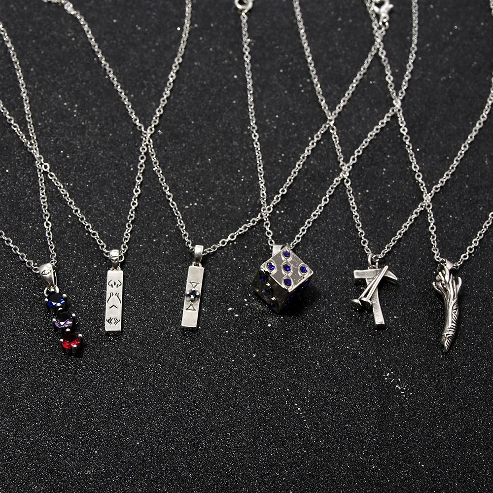Anime Jujutsu Kaisen Necklace Ryomen Sukuna Itadori Cosplay Pendant Jewelry