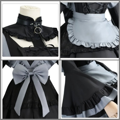 Marin Kitagawa Cosplay Costume Set – My Dress-Up Darling Anime Maid Dress with Wig Options