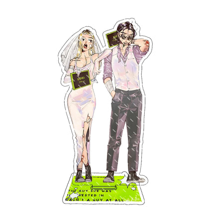 The Guy She Was Interested In Acrylic Stand - Anime Tabletop Figure