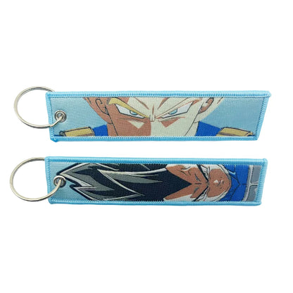 Dragon Ball Embroidered Keychain Lanyard - Anime Badge Holder & Key Strap