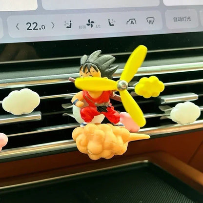 Dragon Ball Son Goku Somersault Cloud Car Air Vent Clip Figurine