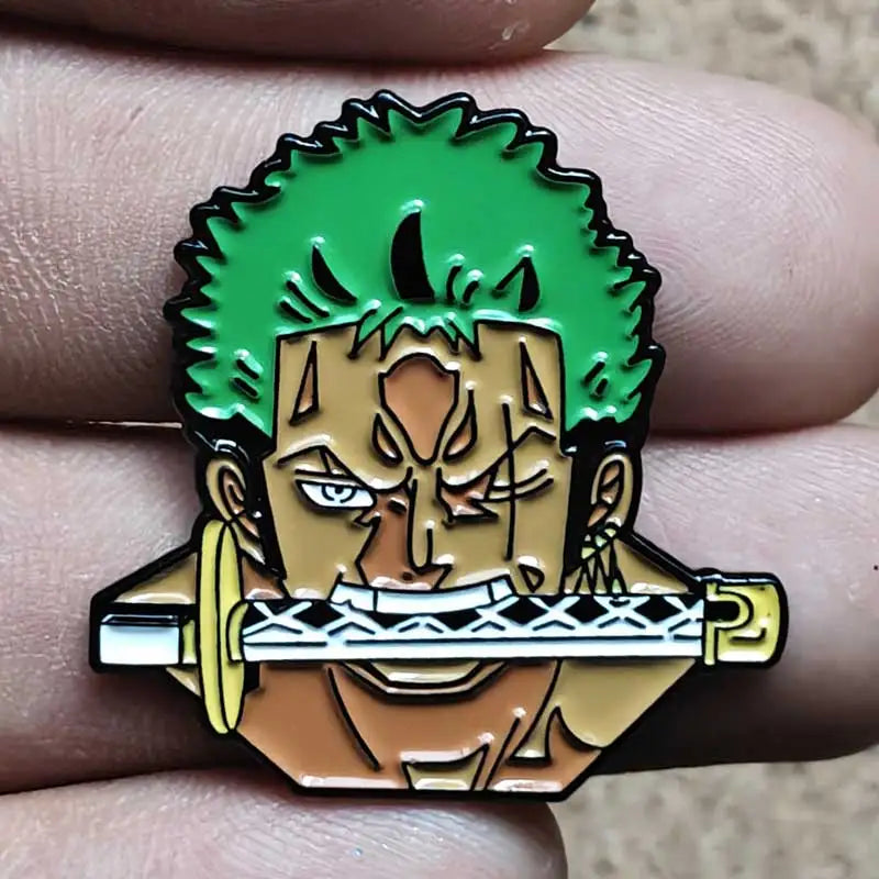 One Piece Gear 5 Luffy Enamel Pin - Anime Lapel Badge Brooch