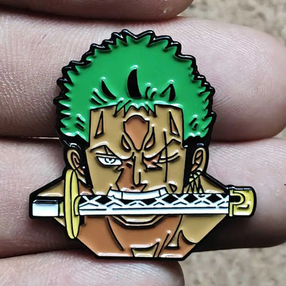 One Piece Gear 5 Luffy Enamel Pin - Anime Lapel Badge Brooch