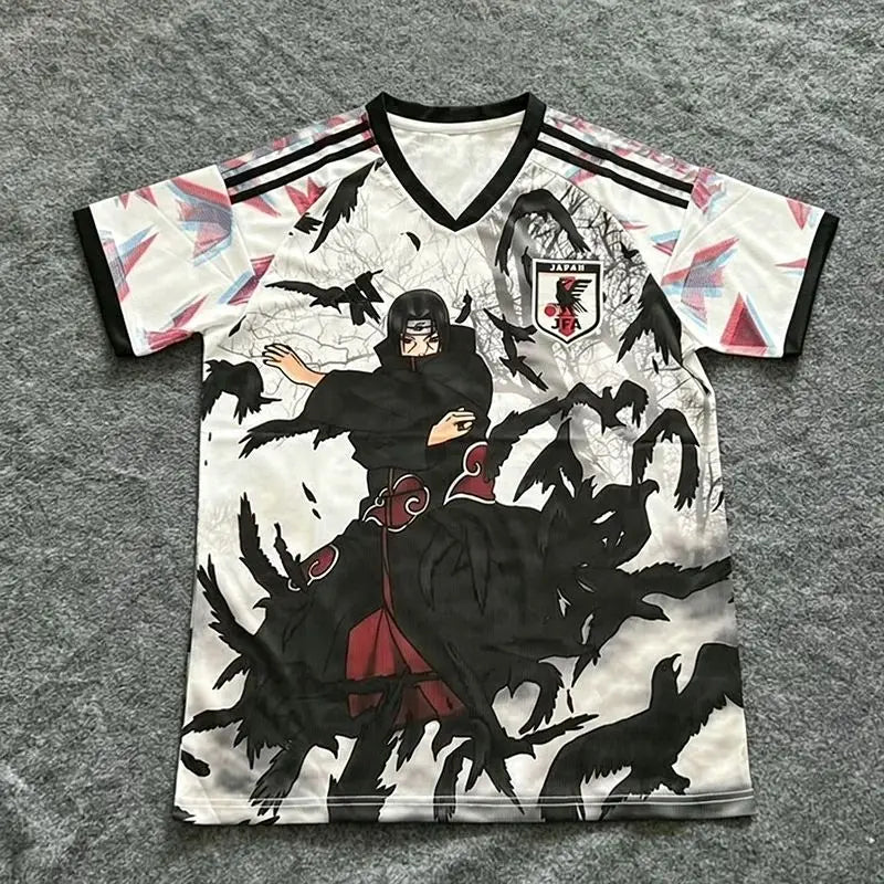 Itachi Uchiha Anime Soccer Jersey – Breathable Quick-Dry Football T-Shirt