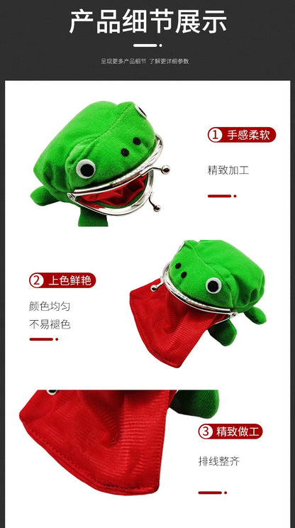 Kawaii Anime Naruto Green Frog Cosplay Coin Purse Wallet Birthday Gifts For Fans