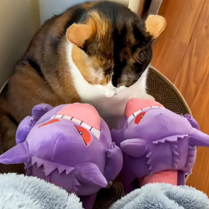 Gengar Plush Slippers – Cozy Winter Indoor Slippers for Home