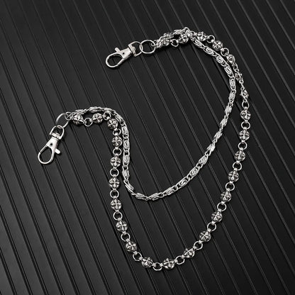 Harajuku Y2K Double-Layer Waist Chain – Punk Hip Hop Jeans Pant Chain Belt for Men & Women