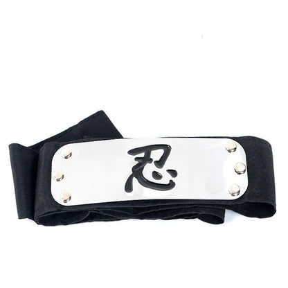 Anime Ninja Headband Akatsuki Kakashi Sasuke Cosplay Costume Accessory for Fans