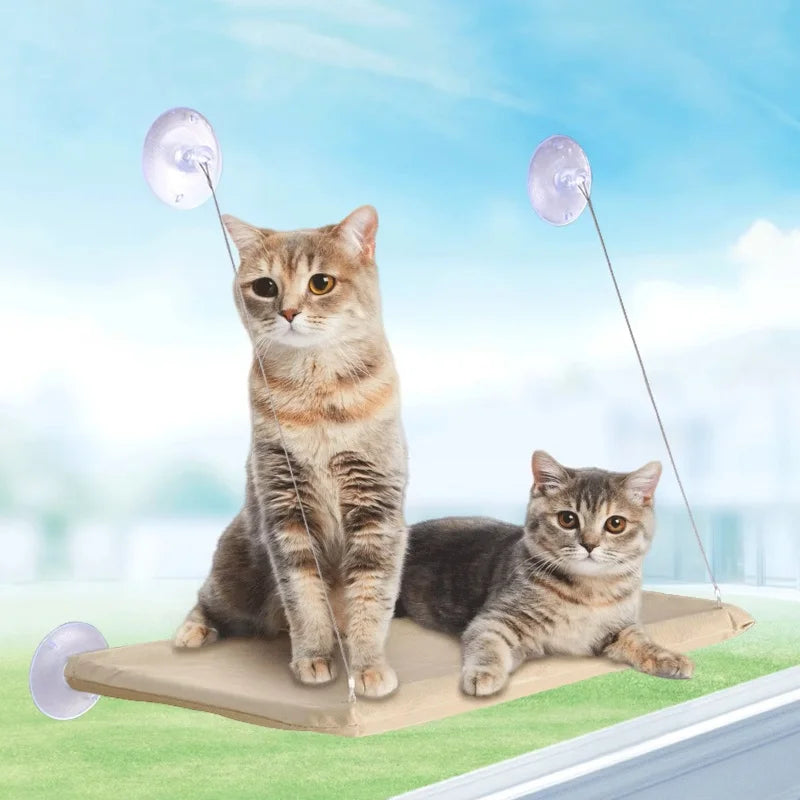 Cat Window Hammock – Sunny Window Perch Pet Bed, 20kg Capacity