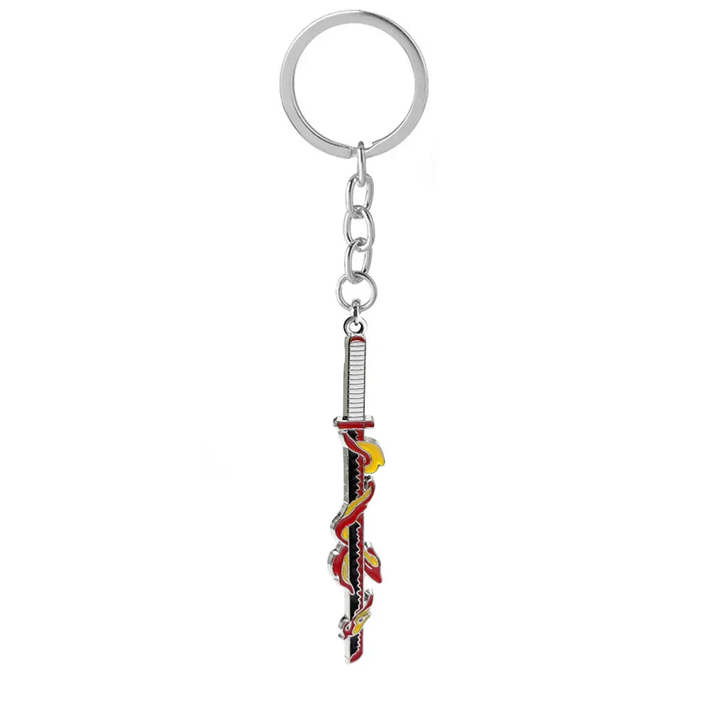 Demon Slayer Sword Keychains – 15 Anime-Inspired Styles Featuring Kyojuro Rengoku