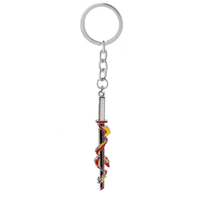 Demon Slayer Sword Keychains – 15 Anime-Inspired Styles Featuring Kyojuro Rengoku